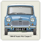 Austin Mini Cooper S 1964-67 Coaster 2